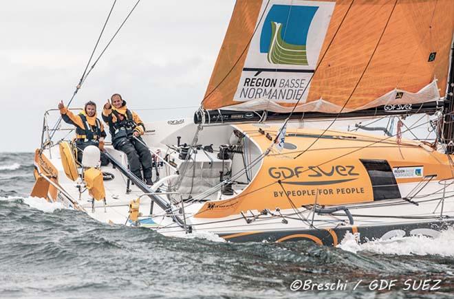 Class 40 GDF Suez - 2013 Transat Jacques Vabre © Breschi / GDF Suez http://breschi-photo-video.com/